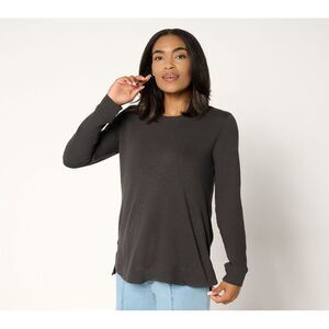 Liberare Women's Top Sz M 100% Cotton Long Sleeve Mint Glass A698981